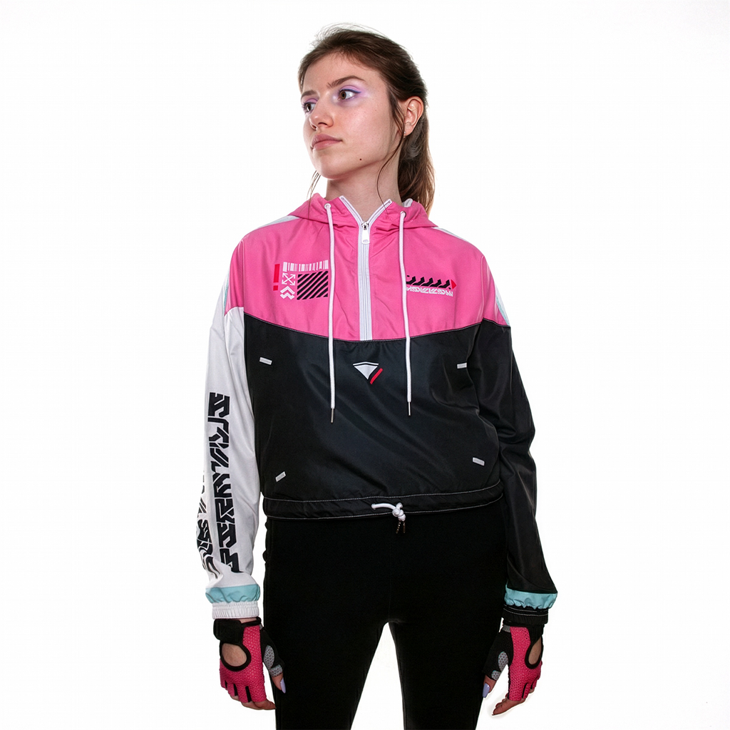 PINK OPERATIVE | Coupe-Vent Cropped